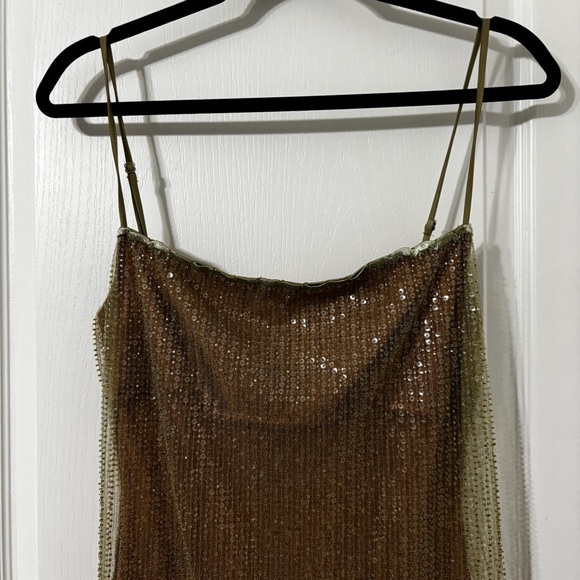 HOUSE OF CB Alondra Beaded Cocktail Dress M - Picture 4 of 7